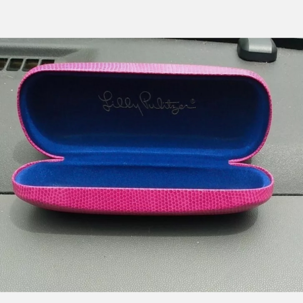 Lilly Pulitzer Kira Pink Eyeglass Case